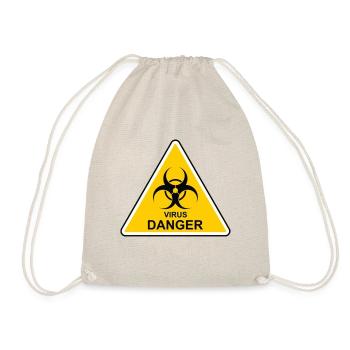 Virus d'avertissement - Sac de sport léger - nature - Devant