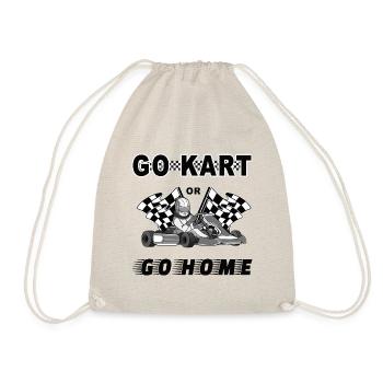 Gokart or go home - Turnbeutel - Natur - Vorne
