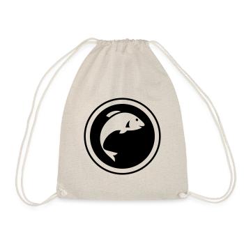 Symbole du poisson - Sac de sport léger - nature - Devant