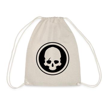 Skeleton skull - Drawstring Bag - nature - Front