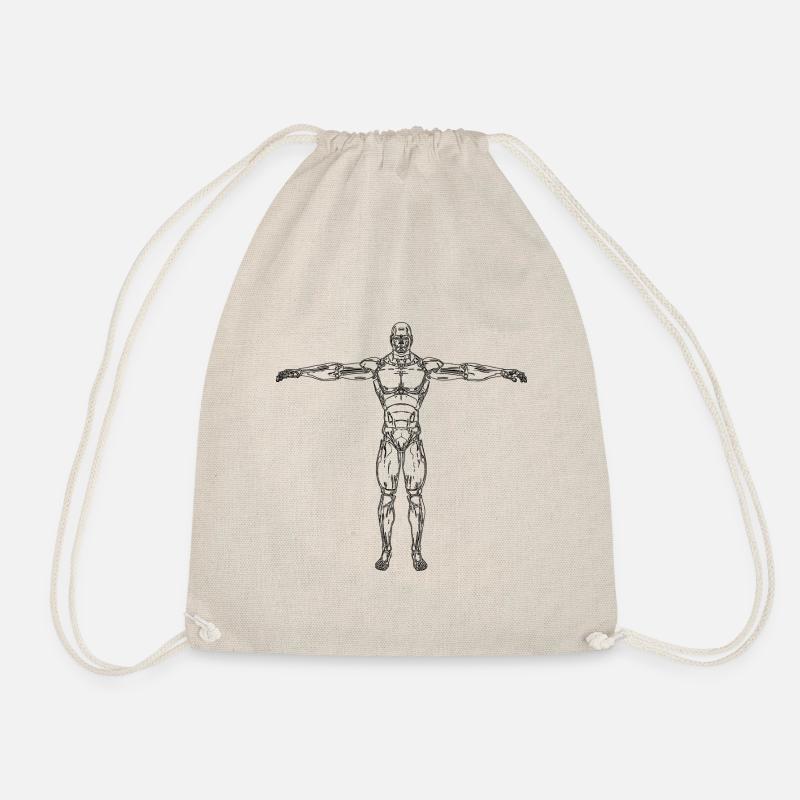 Anatomie - Sac de sport léger - nature