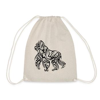 Tatouage tribal de gorille - Sac de sport léger - nature - Devant