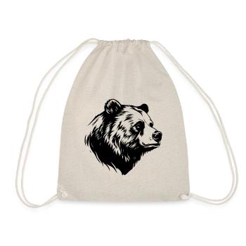 Ours Grizzly Animal - Sac de sport léger - nature - Devant