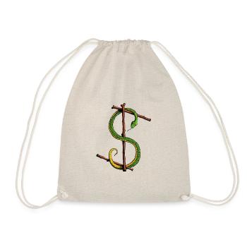 Rune Eihwaz avec motif de serpent - Sac de sport léger - nature - Devant