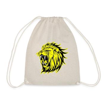 Lion Tête Sauvage Lion - Sac de sport léger - nature - Devant