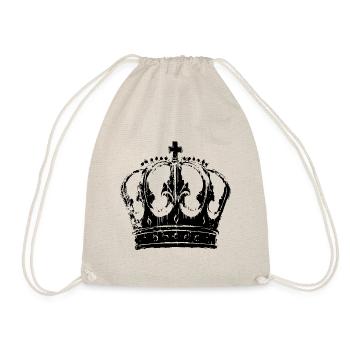 Crown Symbol - Drawstring Bag - nature - Front
