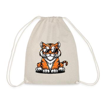 Tiger Cool Comic - Turnbeutel - Natur - Vorne