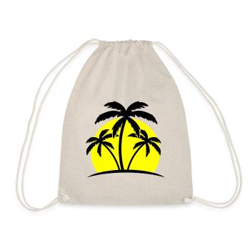 palmiers de plage - Sac de sport léger - nature - Devant