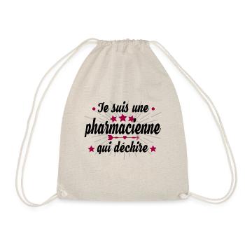 Pharmacienne Pharmacie Pharmacien Métier Humour - Sac de sport léger - nature - Devant