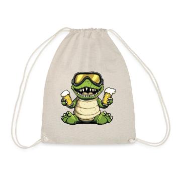 Alligator Apres Ski Bier - Turnbeutel - Natur - Vorne