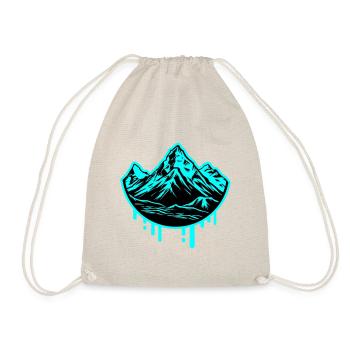 Berge Symbol Mountains - Drawstring Bag - nature - Front
