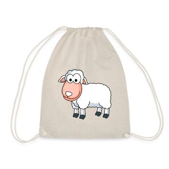 Sheep Comic Animal - Drawstring Bag - nature - Front