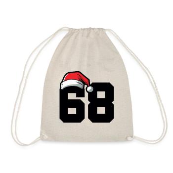 68 Numéro Noël - Sac de sport léger - nature - Devant