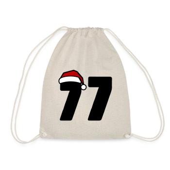 77 Numéro Noël - Sac de sport léger - nature - Devant