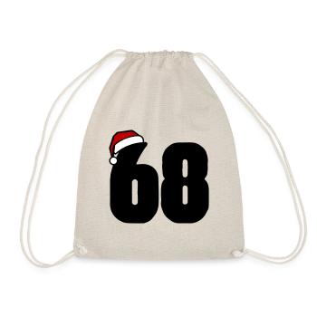 68 Numéro Noël - Sac de sport léger - nature - Devant