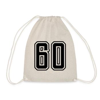 60 number symbol - Drawstring Bag - nature - Front