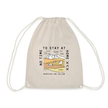 Mountains are calling (colored) - Drawstring Bag - nature - Front