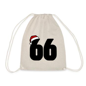 66 Numéro Noël - Sac de sport léger - nature - Devant