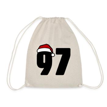 97 Numéro Noël - Sac de sport léger - nature - Devant
