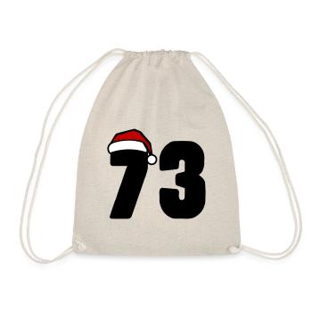 73 Numéro Noël - Sac de sport léger - nature - Devant