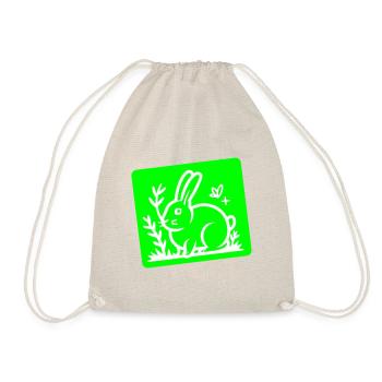 Osterhase Ostern - Turnbeutel - Natur - Vorne