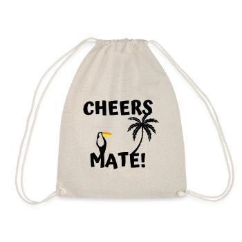 cheers mate! Toucan - Drawstring Bag - nature - Front