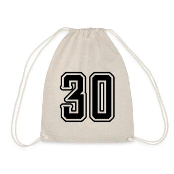 Symbole de 30 chiffres - Sac de sport léger - nature - Devant