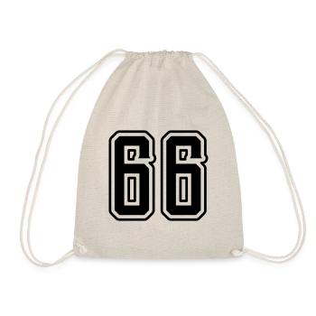 66 number symbol - Drawstring Bag - nature - Front