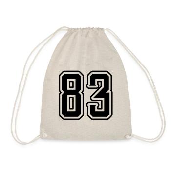 83 Number Symbol - Drawstring Bag - nature - Front