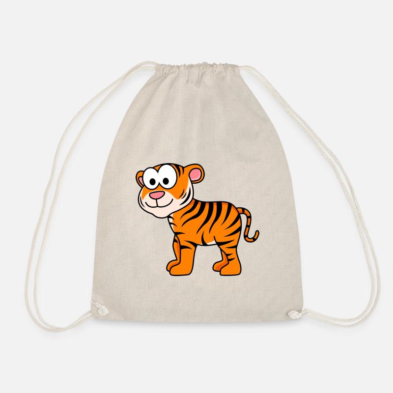 Tiger Comic Tier - Turnbeutel - Natur