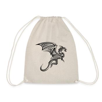 Tatouage tribal dragon - Sac de sport léger - nature - Devant