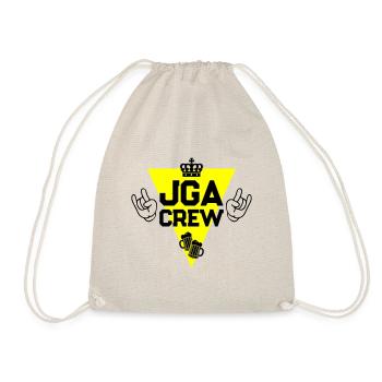 Bachelor Party Jga Crew Saying - Drawstring Bag - nature - Front