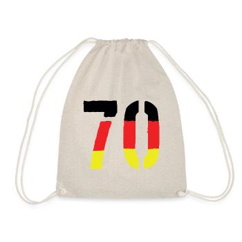70 Zahl Symbol Germany - Turnbeutel - Natur - Vorne