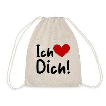 Je t’aime en disant - Sac de sport léger - nature - Devant