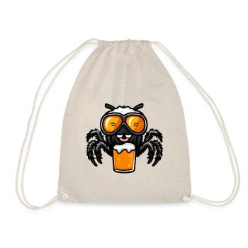 Tarantula Après-Ski Bière Bande Dessinée - Sac de sport léger - nature - Devant