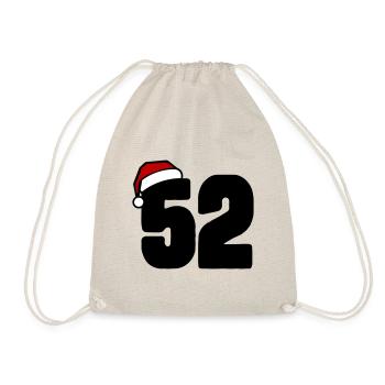 52 Numéro Noël - Sac de sport léger - nature - Devant