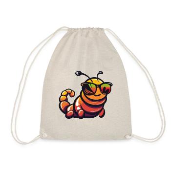Wurm Cool Comic - Drawstring Bag - nature - Front