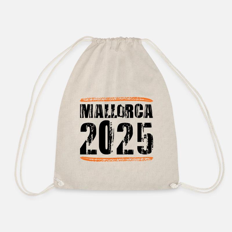 Mallorca 2025 Spruch - Turnbeutel - Natur