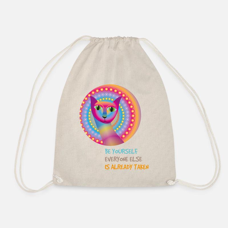 cat 3 - Drawstring Bag - nature