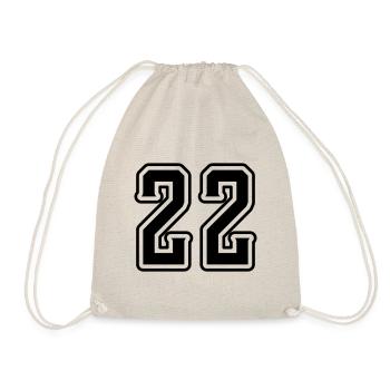 22 number symbol - Drawstring Bag - nature - Front