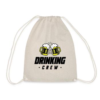 Drinking Crew Bier - Turnbeutel - Natur - Vorne