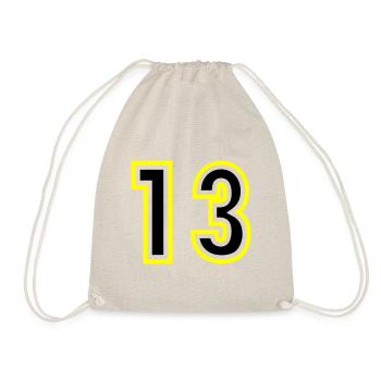 13 Number College - Drawstring Bag - nature - Front