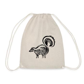Stinker Tribal Tattoo - Turnbeutel - Natur - Vorne