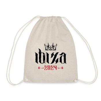 Ibiza 2024 Crown Holidays - Drawstring Bag - nature - Front