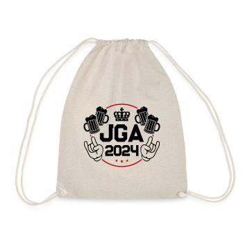 Bachelor Party 2024 Bachelor Party - Drawstring Bag - nature - Front