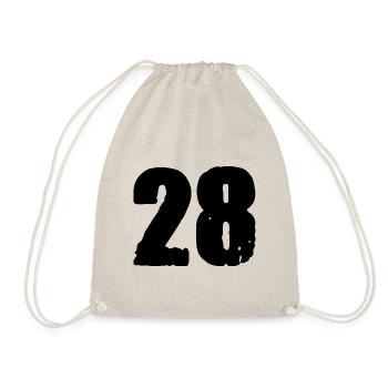 28 Number jersey - Drawstring Bag - nature - Front