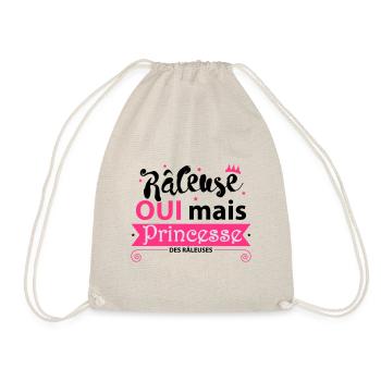 princesse des râleuses - Sac de sport léger - nature - Devant