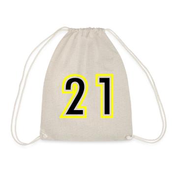 21 Number College - Drawstring Bag - nature - Front