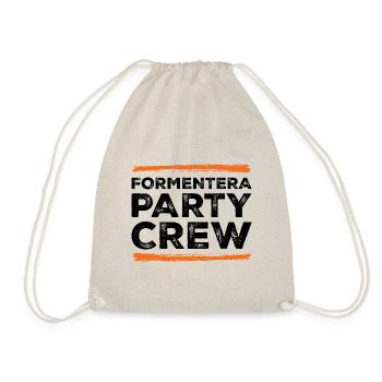 Formentera Party Crew - Drawstring Bag - nature - Front