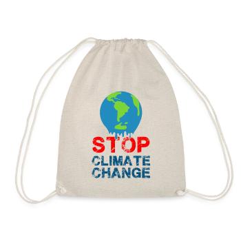 Stop au changement climatique - Sac de sport léger - nature - Devant